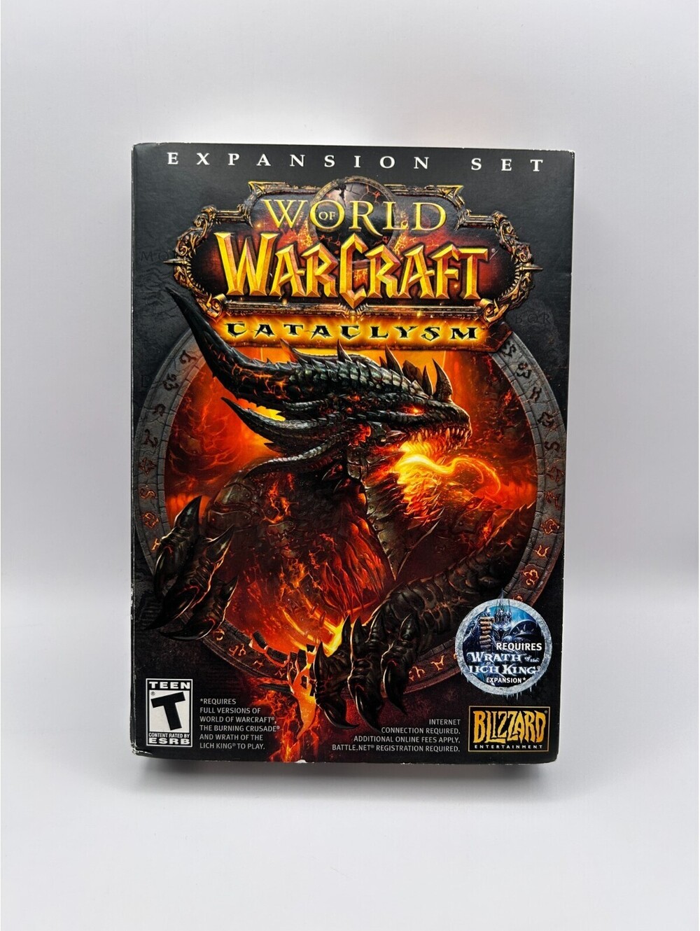 World of Warcraft Cataclysm Expansion PC DVD Complete Manual Key Box